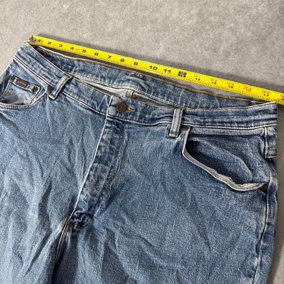 Riders by Lee Classic Fit Straight Leg Denim Medium Wash Jeans - Size: 18M - Picture 4 of 9